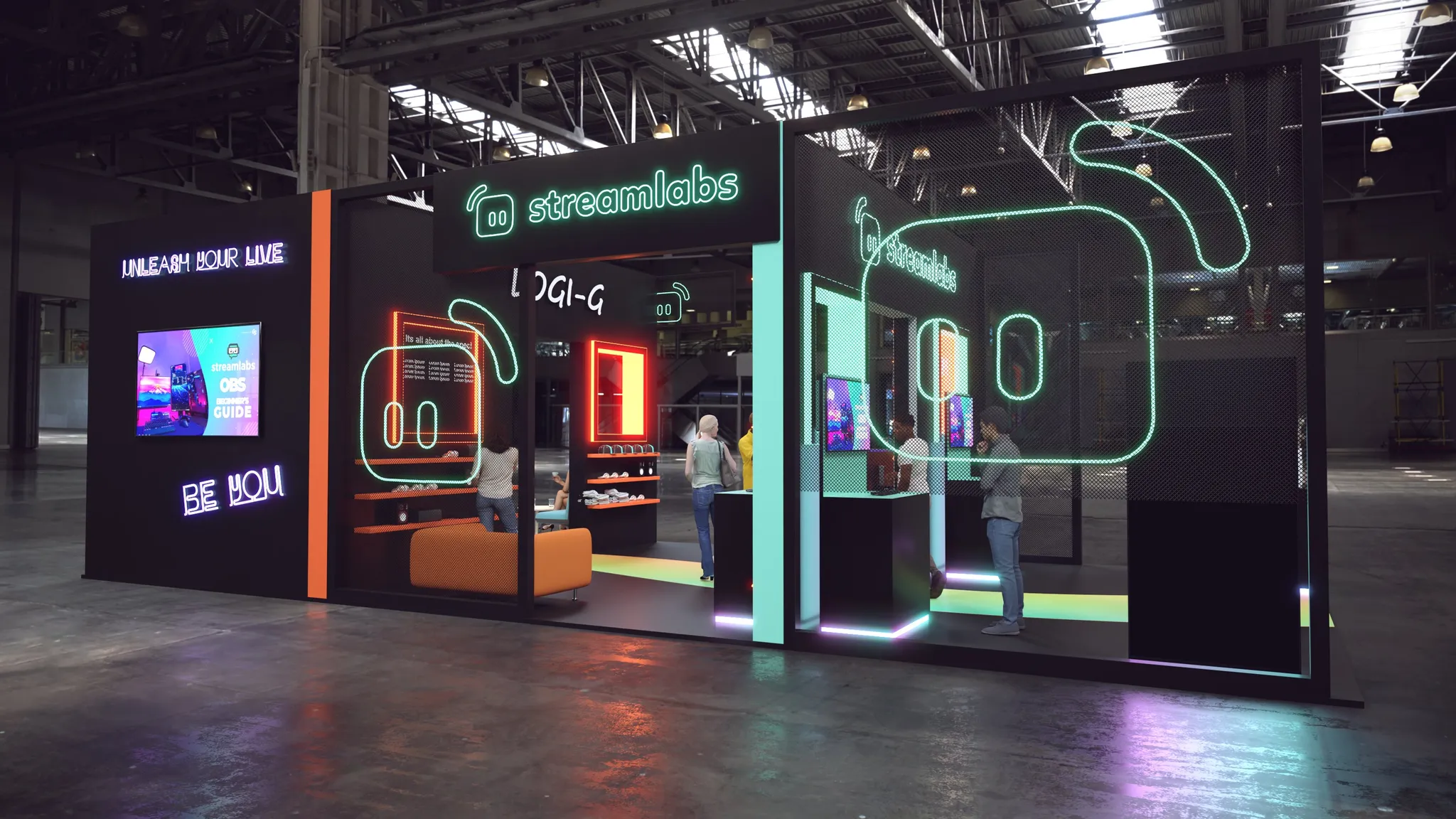 20x40 Île booth design by Reaction Space